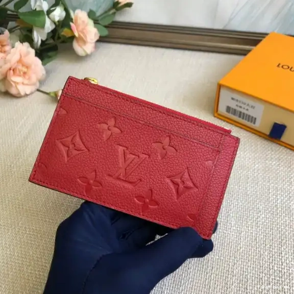 First bag ru HOLDER LOUIS VUITTON CARD ZIPPED 0504